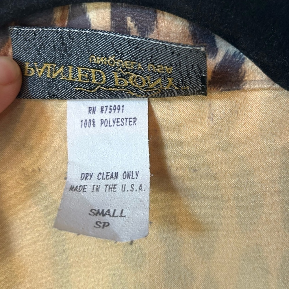 Vintage Painted Pony Leopard Jacket size SP - Picture 9 of 9